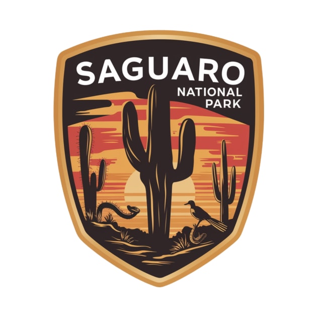 Saguaro National Park Emblem by Perspektiva