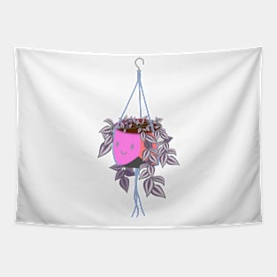 tradscantia plant in genderfluid pride pot Tapestry