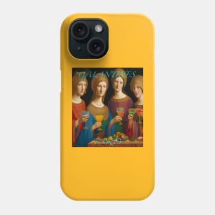 Medieval Galentines girls Phone Case