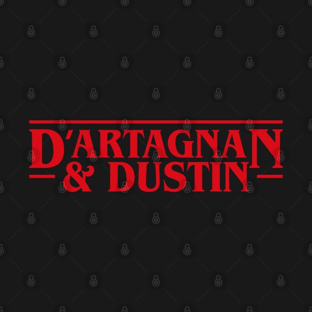 Dustin and D'artagnan Stranger Things Inspired by pixeptional