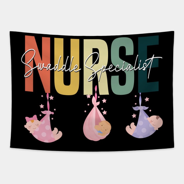 Swaddle Specialist Postpartum Nurse Mother Baby Nurse Tapestry by Flow-designs