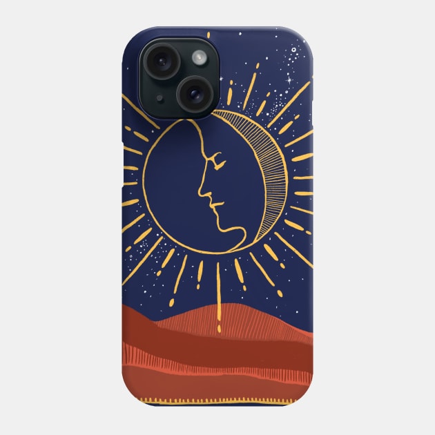 Moon Tarot Card Phone Case by aterkaderk