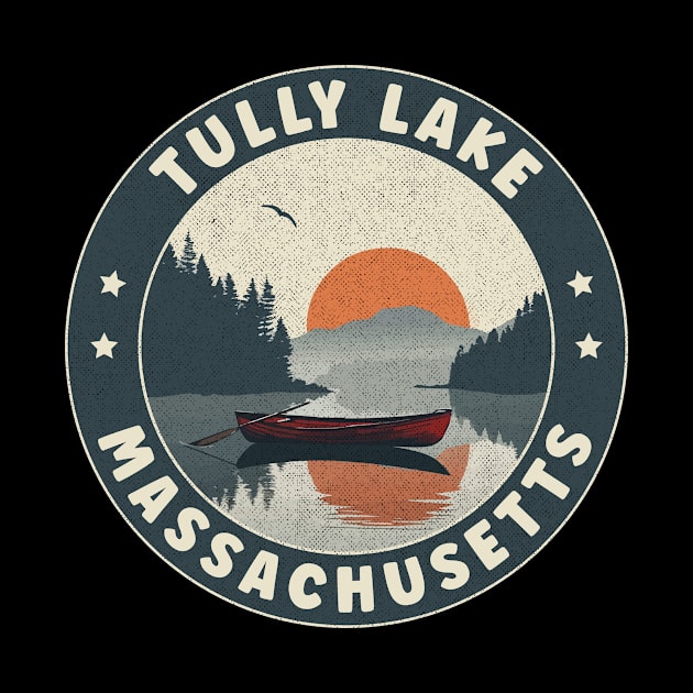 Tully Lake Massachusetts Sunset by turtlestart