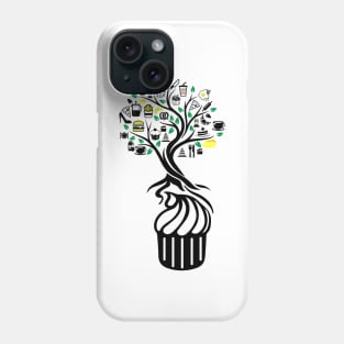 Cupcake Muffin Tree Of Life Yoga Celtic Viking Yggdrasil Phone Case