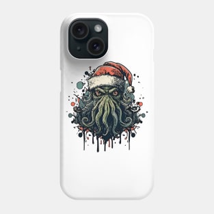 A Portrait of Christmas Cthulhu #2 Phone Case