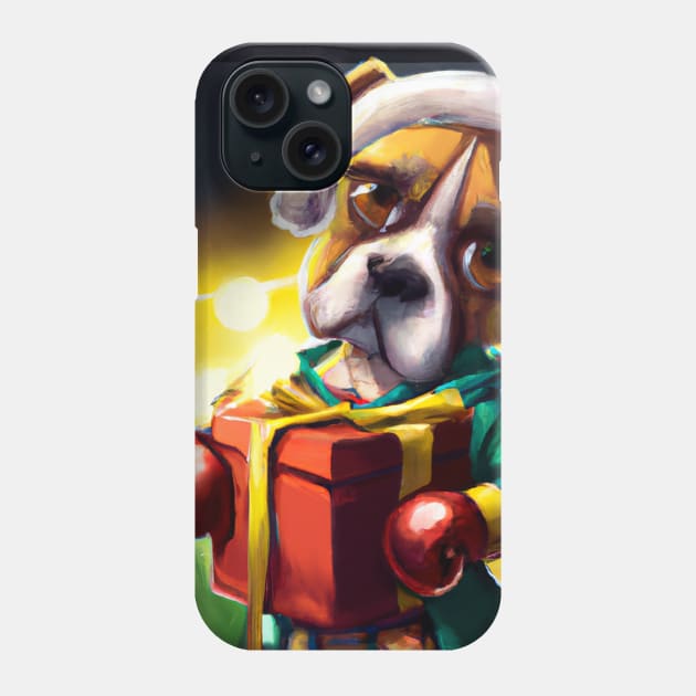 Cute Boxer Drawing Phone Case by Play Zoo