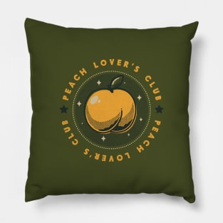 Peach Lover's Club Pillow