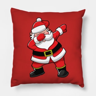 Dabbing Santa Claus Christmas Dancer Pillow