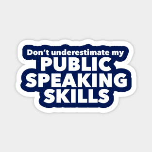 Funny Public Speaker Magnet