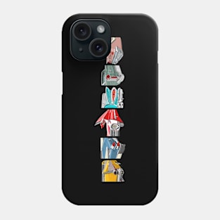 Vintage cars shapes Phone Case