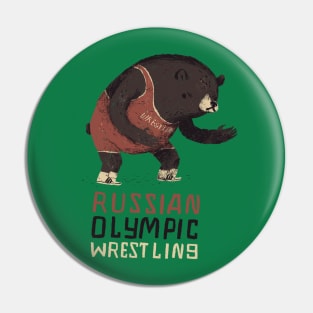 russian olympic wrestling Pin