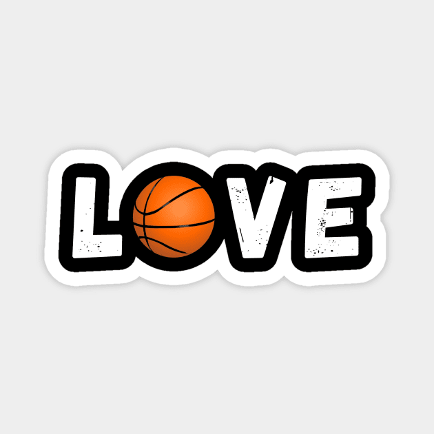 Funny Gift for Basketball Lover Magnet by MadArting1557