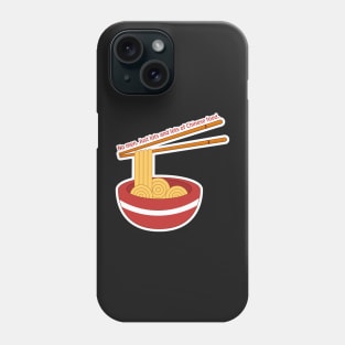 no men just lots of chinese food Phone Case