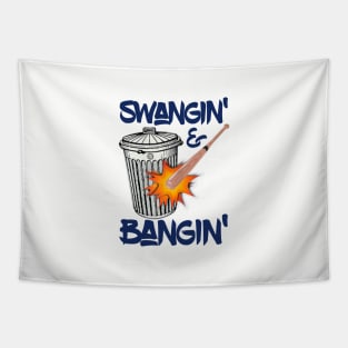 Bangin Houston Baseball Team Tapestry