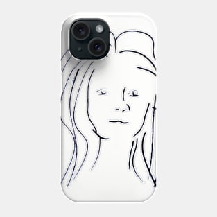 Just Waking up Hairdo Phone Case