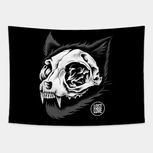 Cat Skull Tapestry