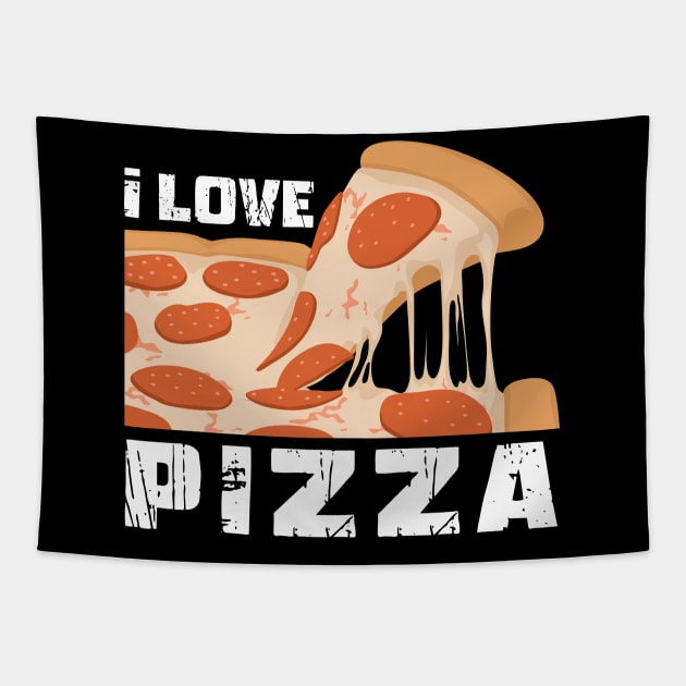 i love pizza Tapestry by creative.z