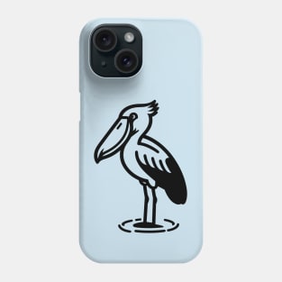 Shoebill Stork Phone Case