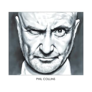 Phil Collins Retro Poster T-Shirt