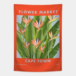 Flower Market Cape Town Tapestry