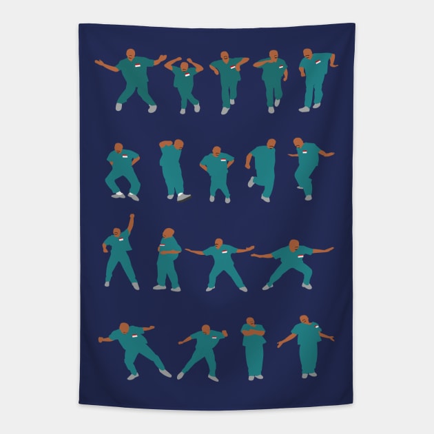 The Turk Dance by doctorheadly Tapestry by doctorheadly