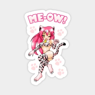 Me-Ow Catgirl Magnet