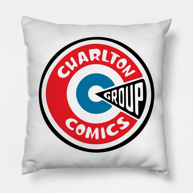 Charlton Comics Group Pillow by Doc Multiverse Designs