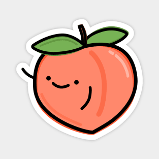 Cute Peach Magnet