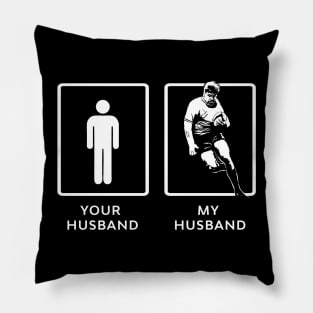 Rugby Husband Player Pillow