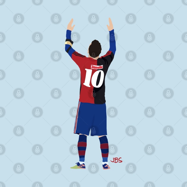 Lionel Messi pays tribute to Diego by jbsgrafico