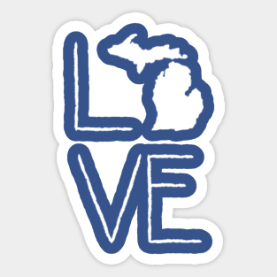 Michigan Mitten Stickers Teepublic