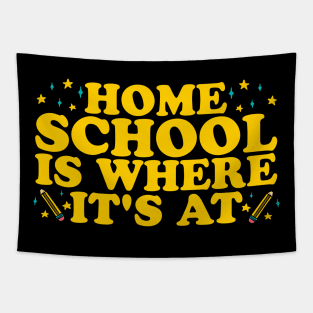 Home School Is Where It's At Tapestry