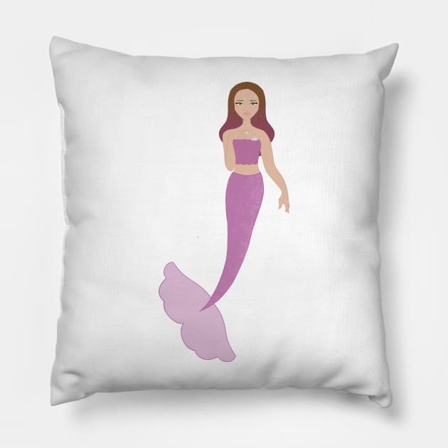 Mermaid 30 Pillow by littlemoondance