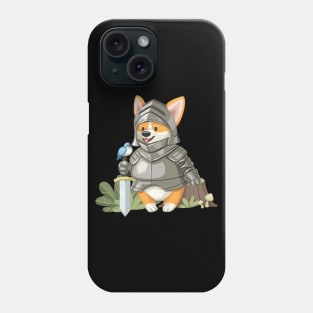 Corgi knight Phone Case