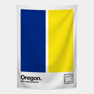 Oregon // Original Minimalist Artwork Poster Design Tapestry