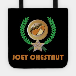 Indulge in Victory with the Iconic Joey Chestnut T-Shirt Print: A Celebration of Competitive Eating Excellence Tote