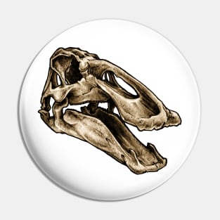 Dinosaur Skull Edmontosaurus Pin