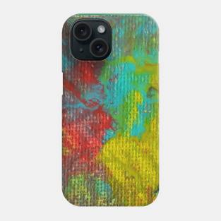 abstraction in green Phone Case