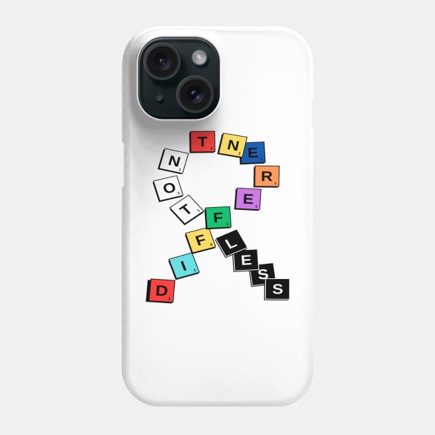 Autism Awareness Different not less Phone Case by Pop on Elegance
