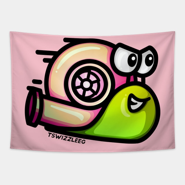 Turbo Snail - Orchid Tapestry by hoddynoddy