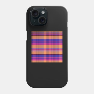 Vaporwave Aesthetic Iona 2 Hand Drawn Textured Plaid Pattern Phone Case