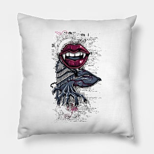 Vampire Lips Pillow