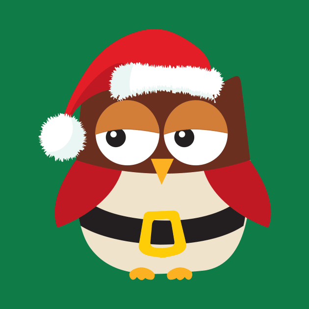 Santa Claus Owl by JunkyDotCom