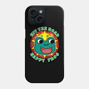 Hit The Road Happy Frog Phone Case