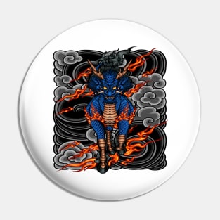 chinese dragon horse Pin