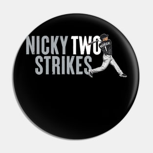 Nick Madrigal Nicky Two Strikes Pin