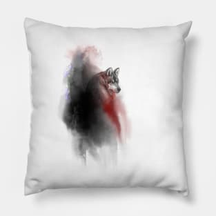 Wolf werewolfa Pillow