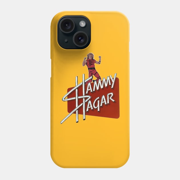 Sammy Hagar kneeling on Dollar Sign Logo Phone Case by RetroZest