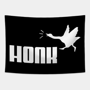 HONK! White Tapestry