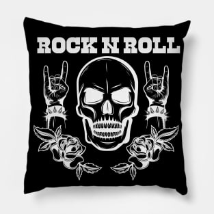 ROCK N ROLL - SKULL Pillow